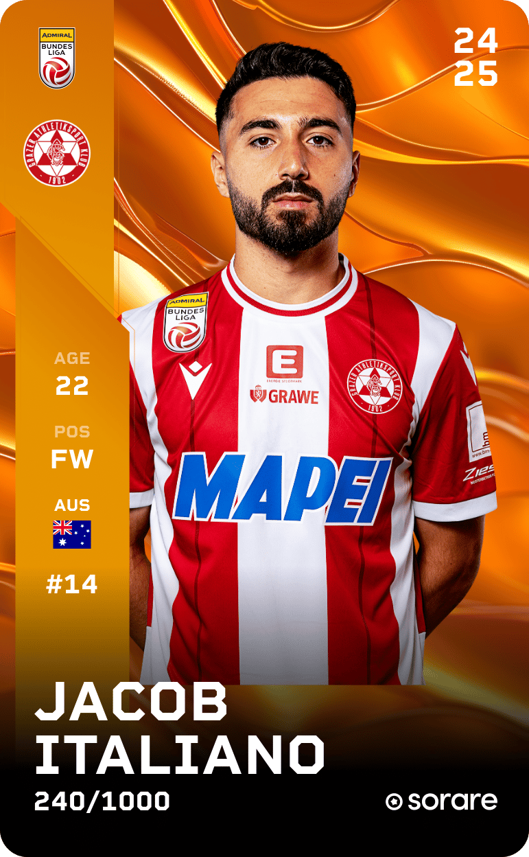 Jacob Italiano 2024-25 • Limited 240/1000