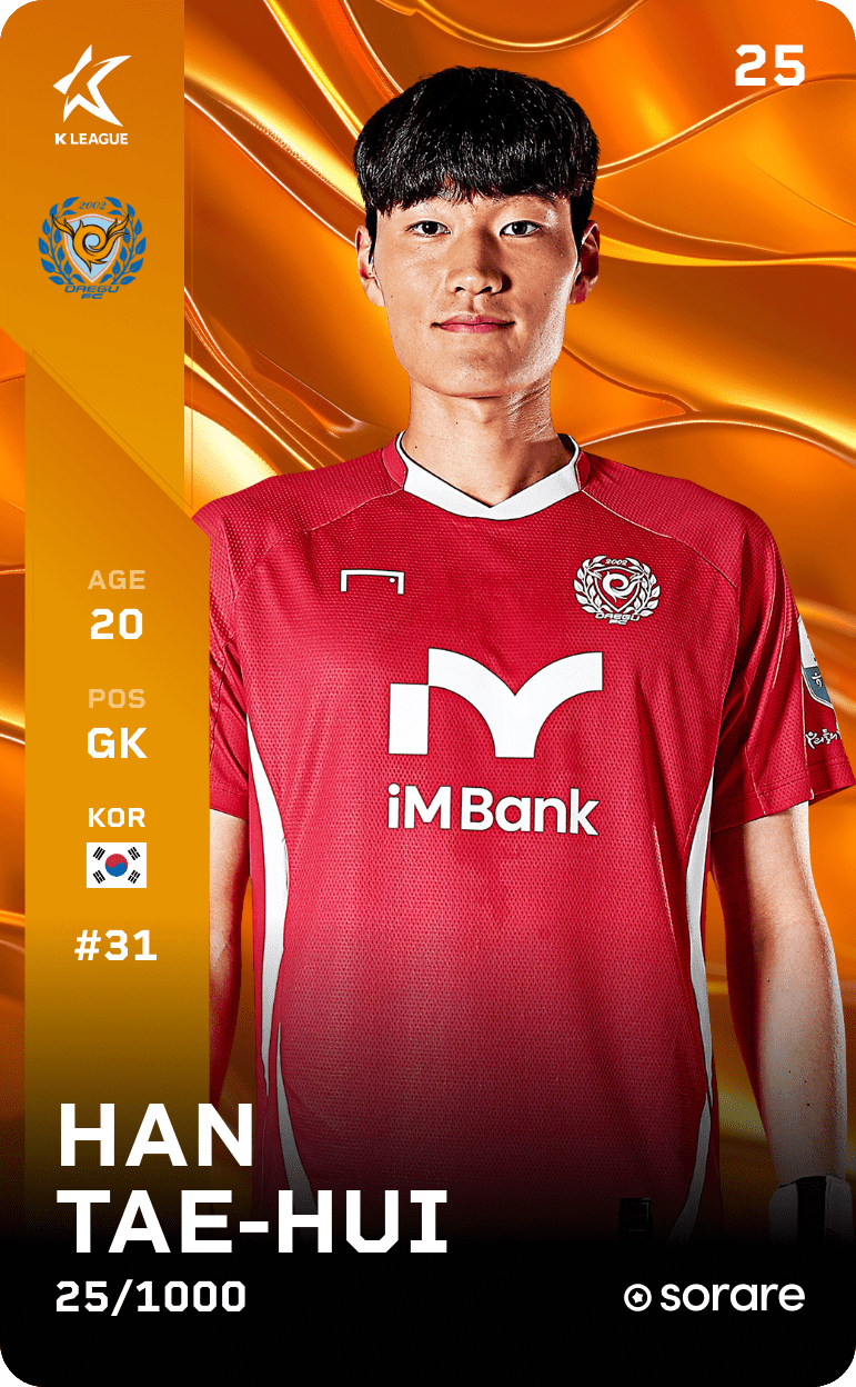 Han Tae-Hee 2025-26 • Limited 25/1000