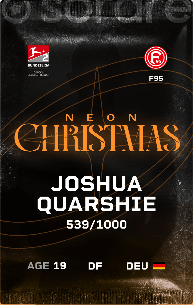 Joshua Quarshie 2024-25 • Limited 539/1000