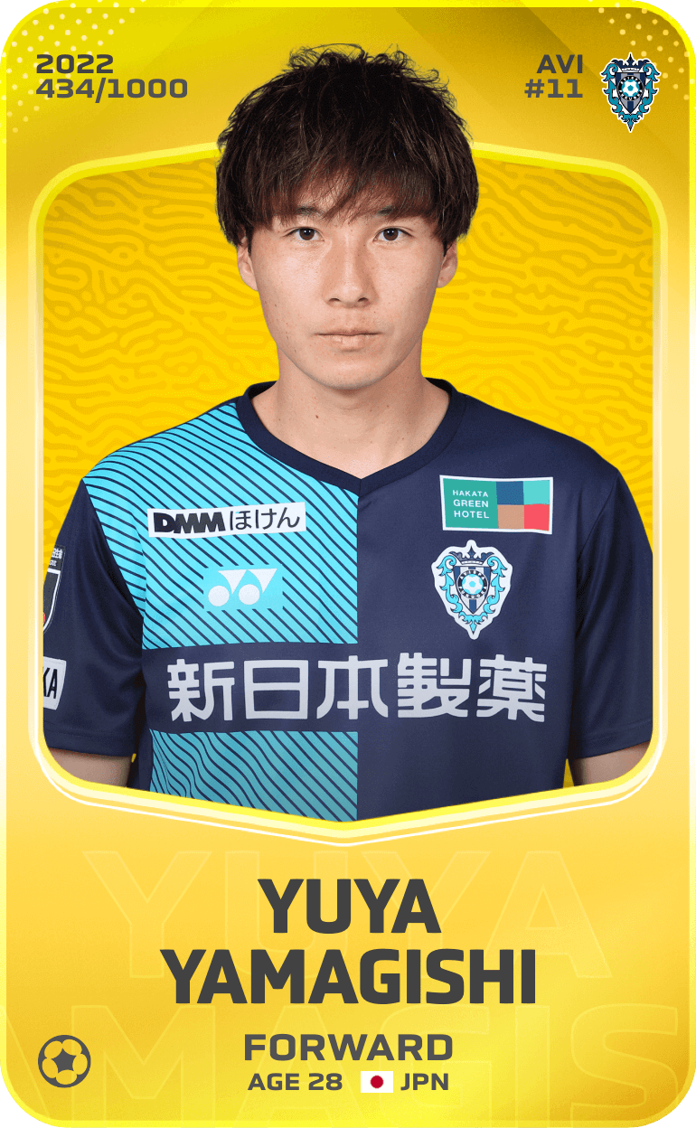 Yuya Yamagishi 2022-23 • Limited 434/1000