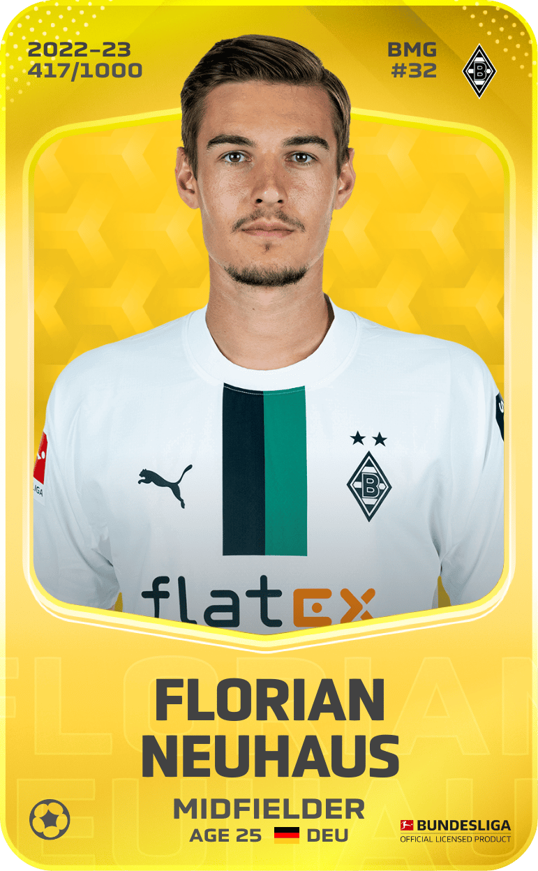 Florian Neuhaus 2022-23 • Limited 417/1000