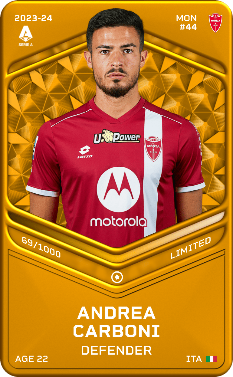 Andrea Carboni 2023-24 • Limited 69/1000