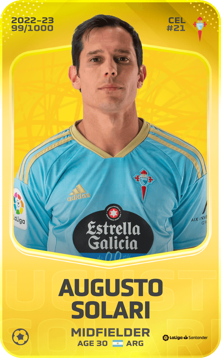 Augusto Solari 2022-23 • Limited 99/1000