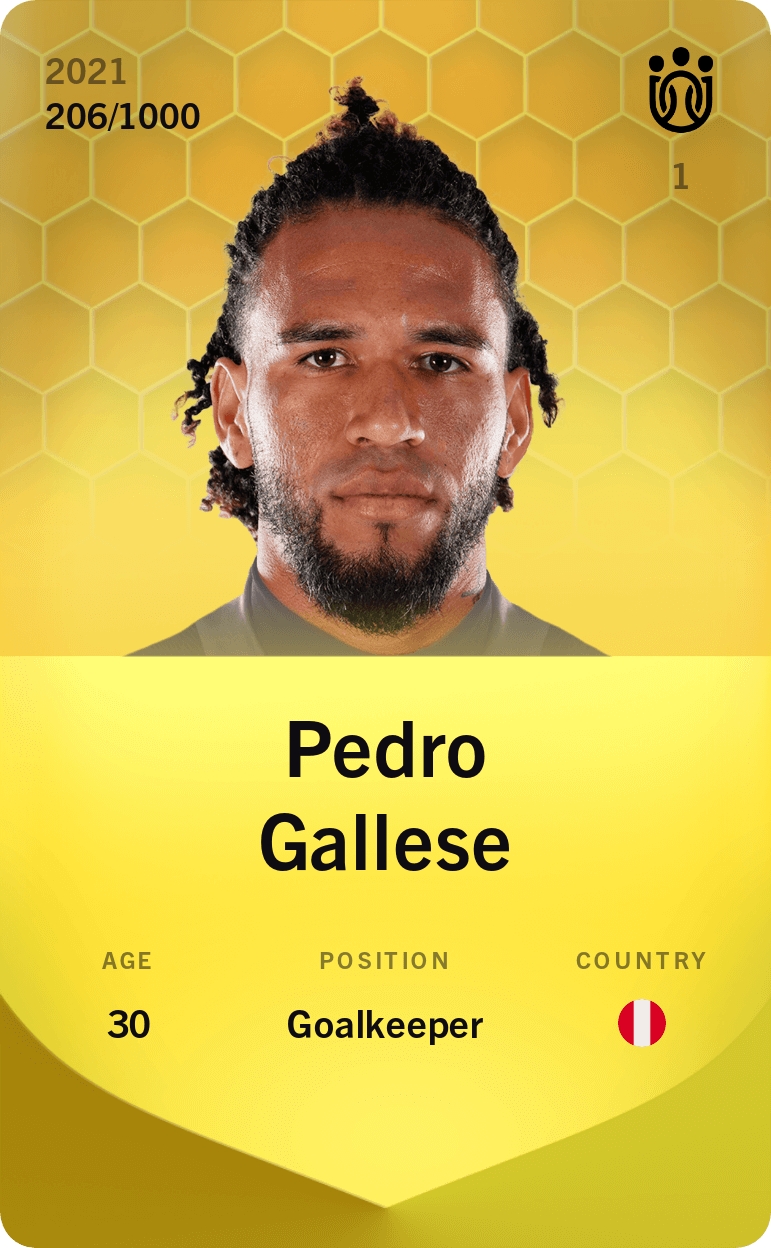 Pedro Gallese 2021-22 • Limited 206/1000