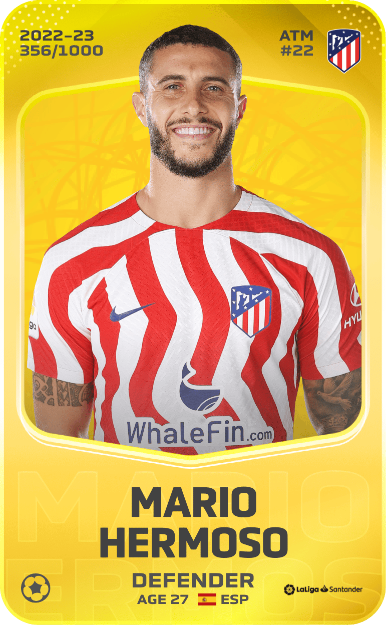 Mario Hermoso 2022-23 • Limited 356/1000