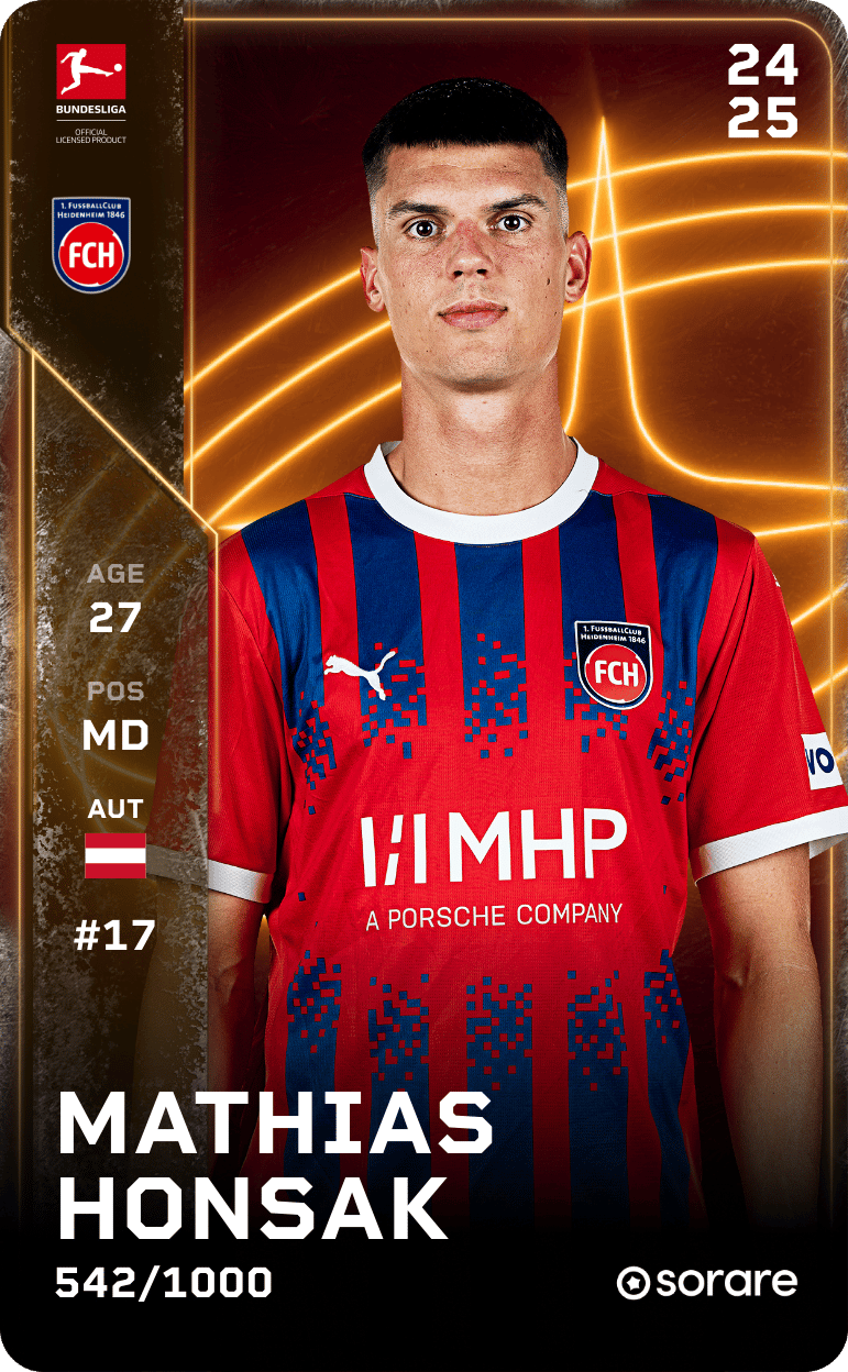 Mathias Honsak 2024-25 • Limited 542/1000