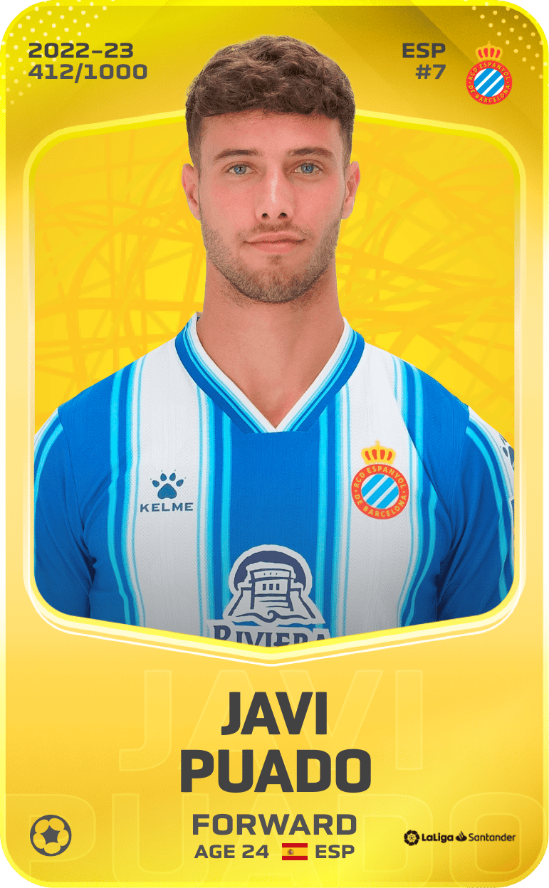 Javi Puado 2022-23 • Limited 412/1000