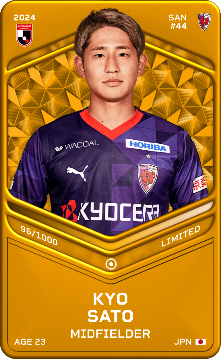 Kyo Sato 2024-25 • Limited 96/1000