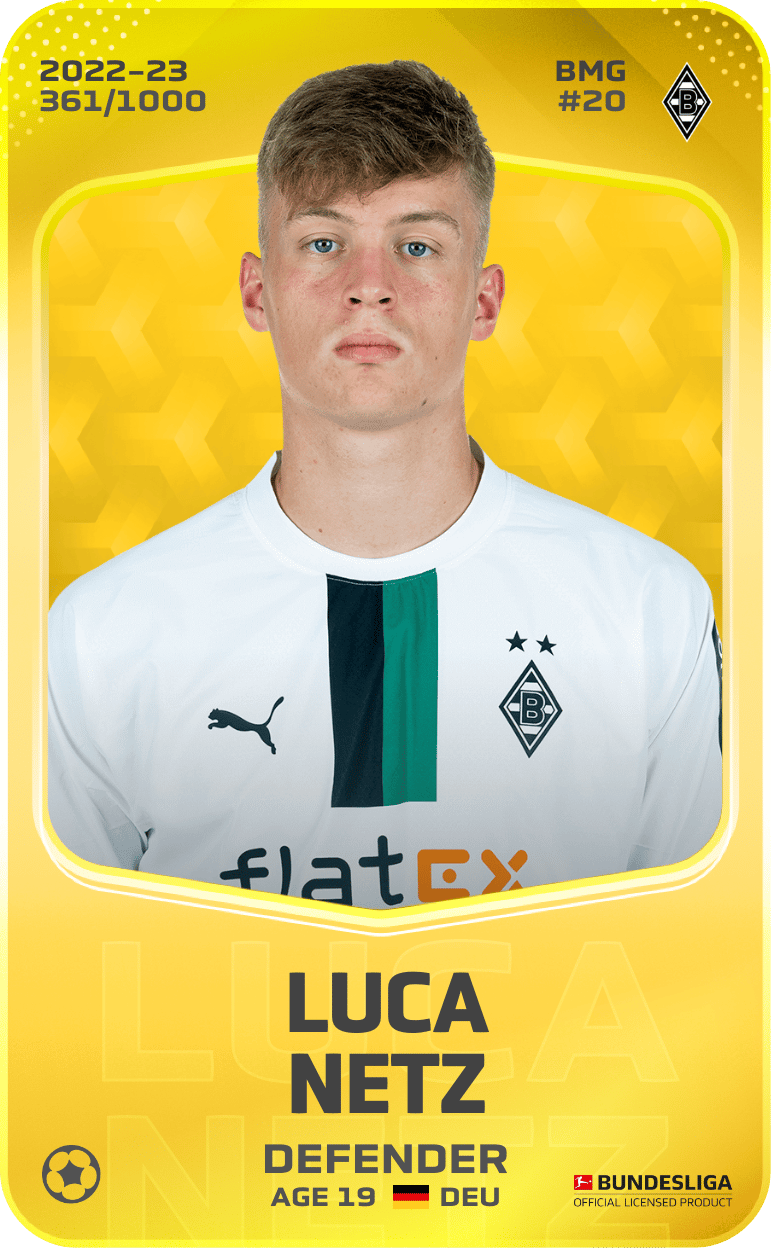 Luca Netz 2022-23 • Limited 361/1000