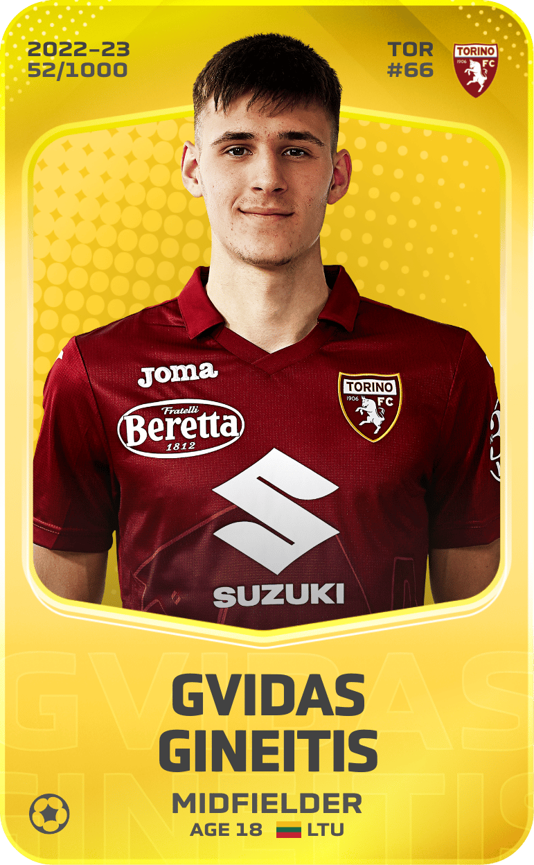Gvidas Gineitis 2022-23 • Limited 52/1000