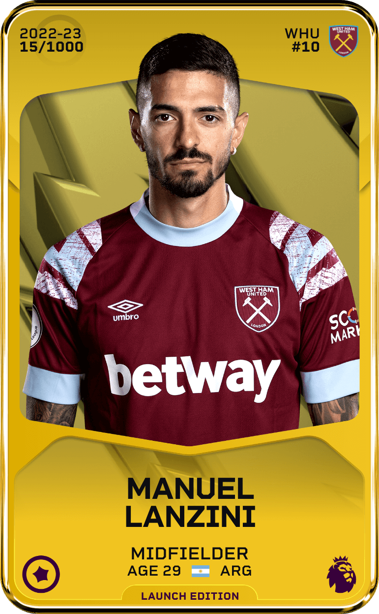 Manuel Lanzini 2022-23 • Limited 15/1000