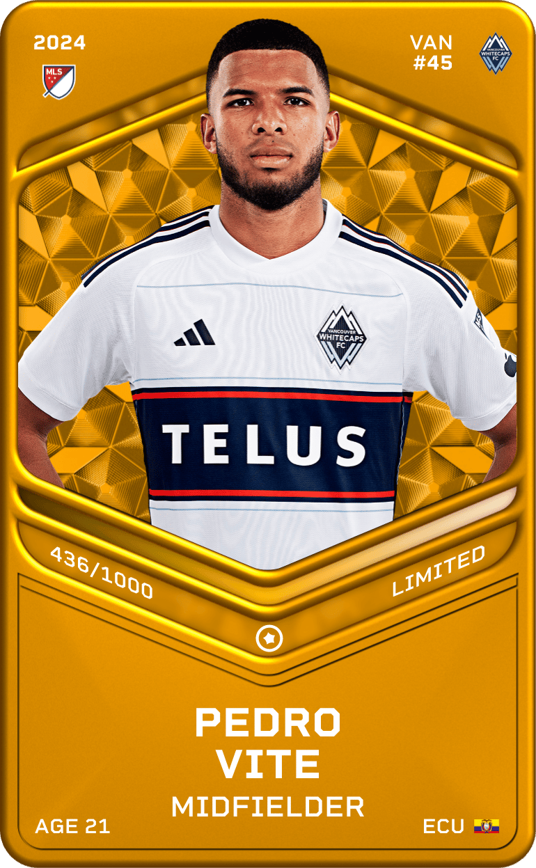 Pedro Vite 2024-25 • Limited 436/1000