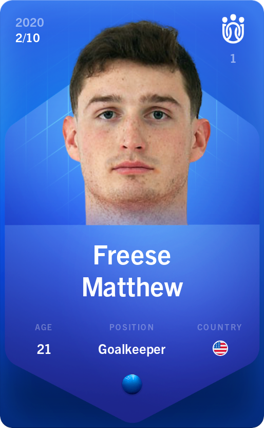 Sorare - Sorare Official - Freese Matthew 2020-21 • Super Rare 2/10 - NFT # 44024048362370685094938779040746816985100649791819698004568109199751099794684