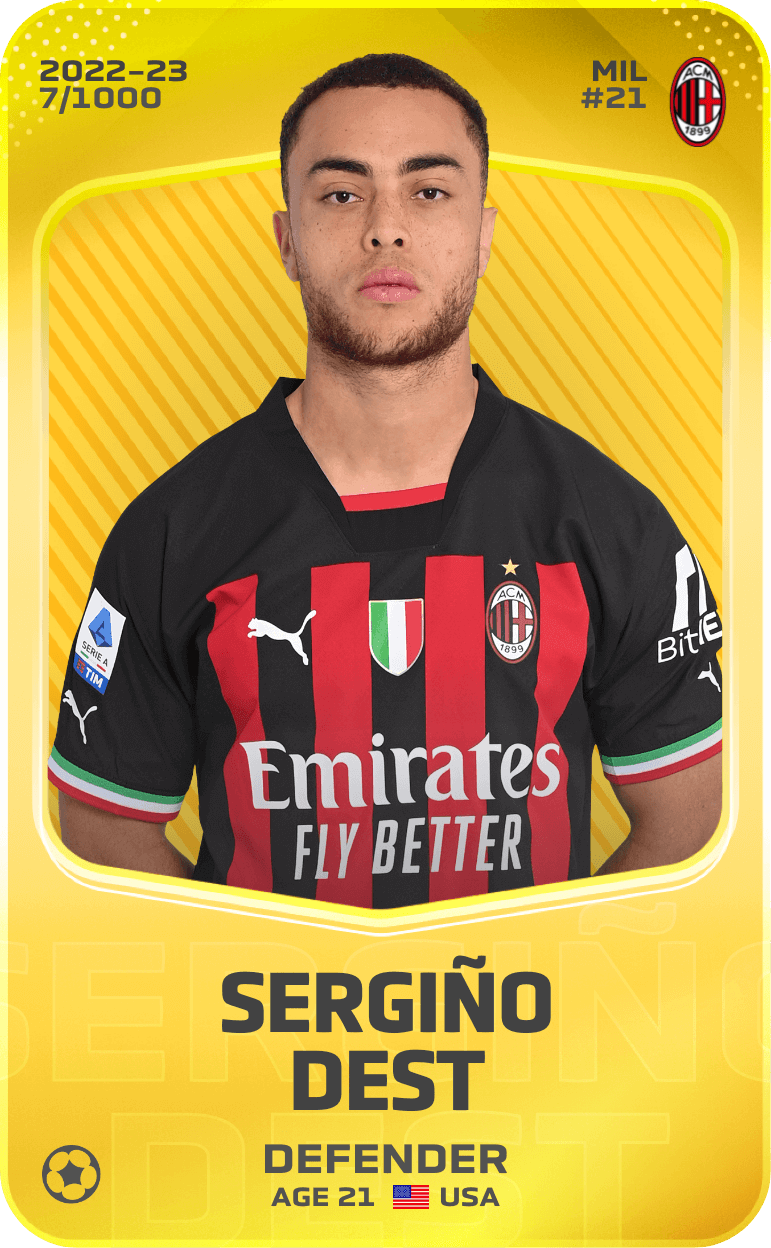 Sergiño Dest 2022-23 • Limited 7/1000