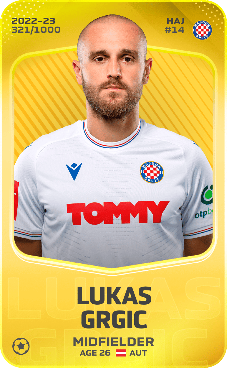 Lukas Grgic 2022-23 • Limited 321/1000