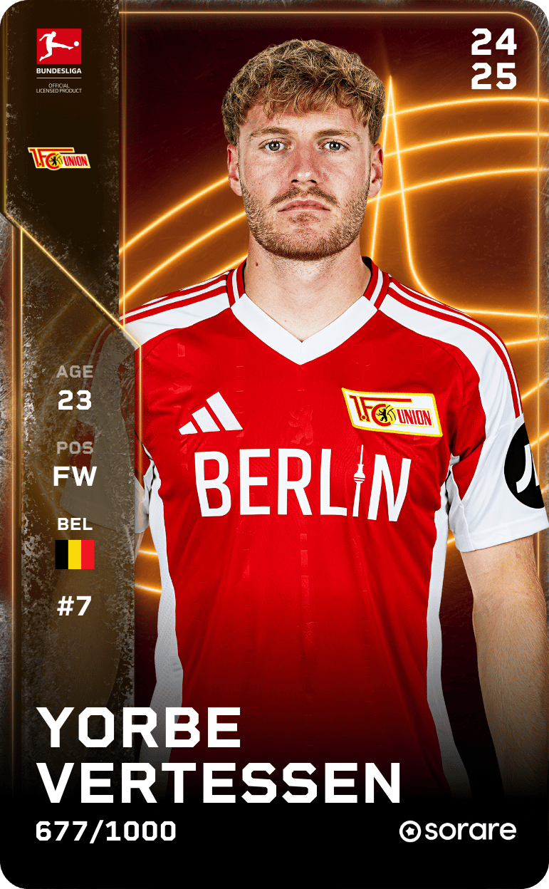 Yorbe Vertessen 2024-25 • Limited 677/1000