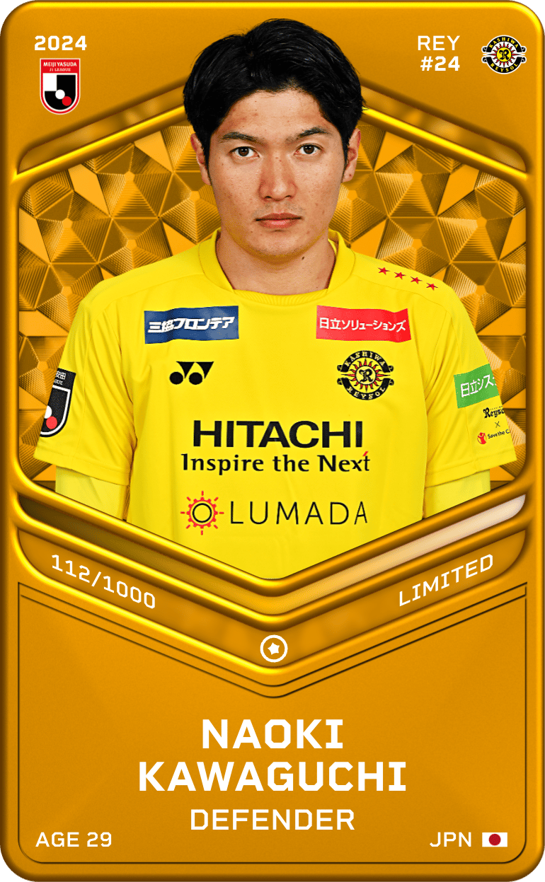 Naoki Kawaguchi 2024-25 • Limited 112/1000
