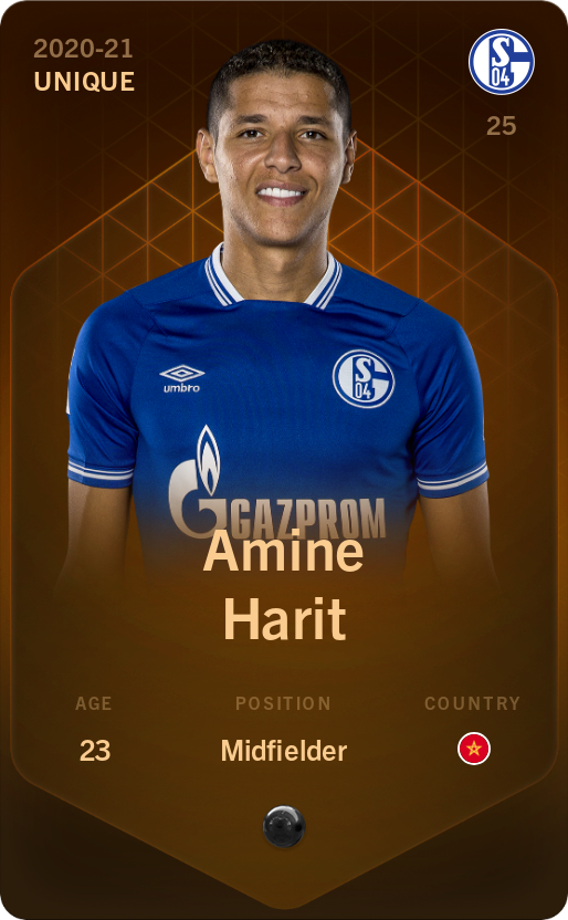 Sorare - Sorare Official - Amine Harit 2020-21 • Unique - NFT # 73307325070873326044465929635486208939003424792339007842194599077908027237440