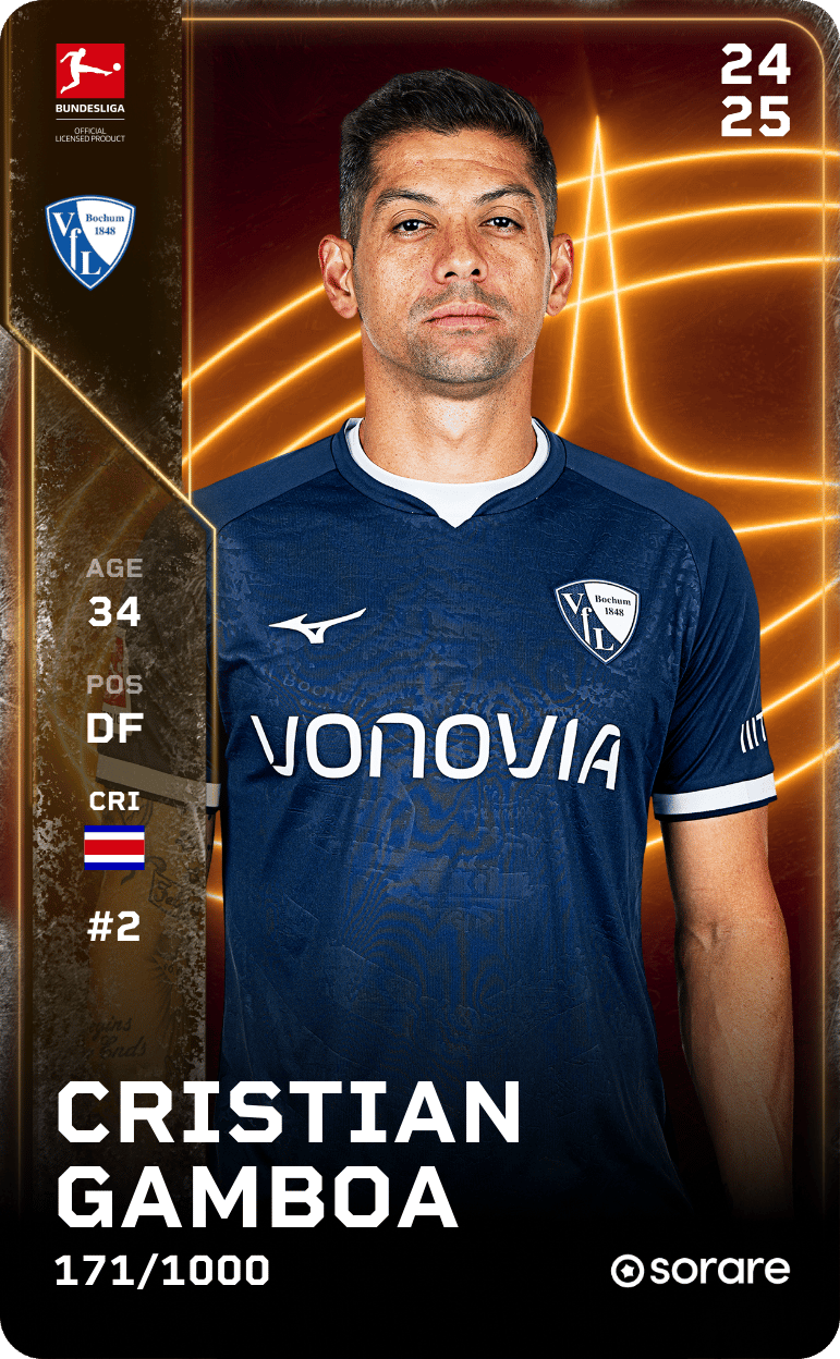 Cristian Gamboa 2024-25 • Limited 171/1000