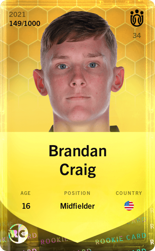 Brandan Craig 2021-22 • Limited 149/1000