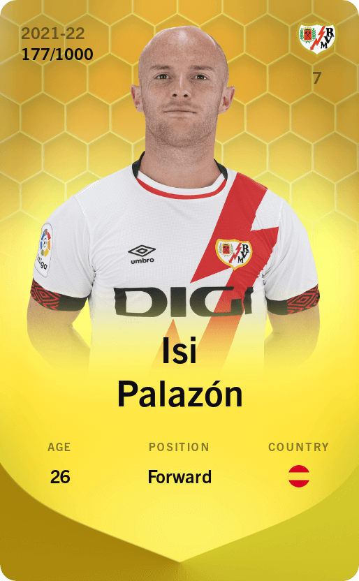 Isi Palazón 2021-22 • Limited 177/1000