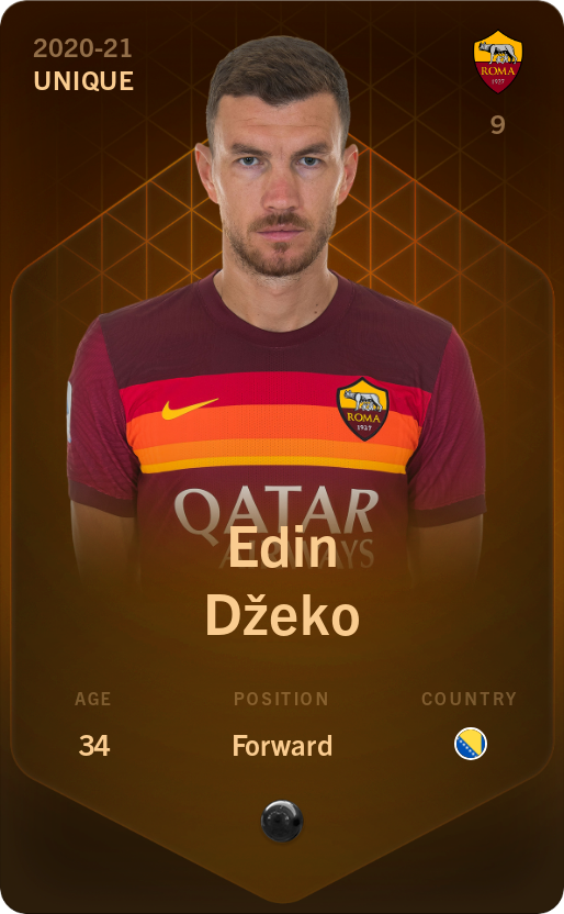 Sorare - Sorare Official - Edin Džeko 2020-21 • Unique - NFT # 108977166178579510885553779072851968873250354631149044796285155488616924678371