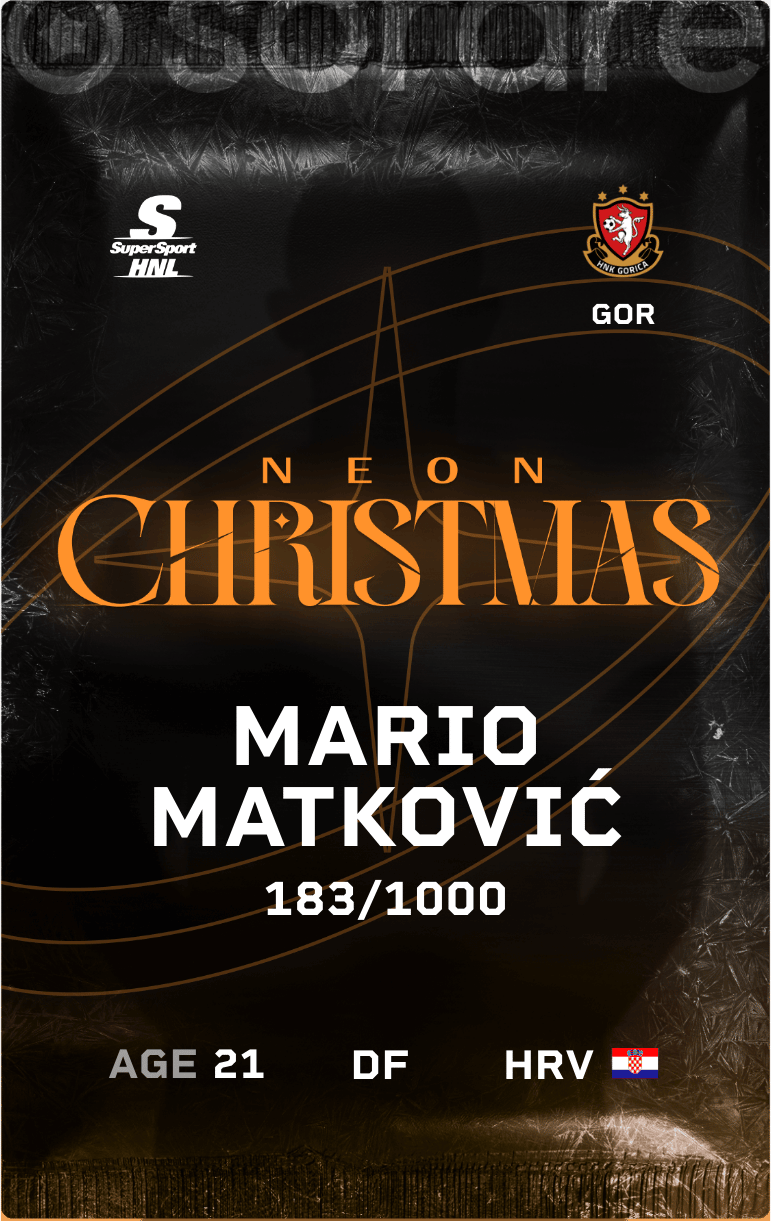 Mario Matković 2024-25 • Limited 183/1000