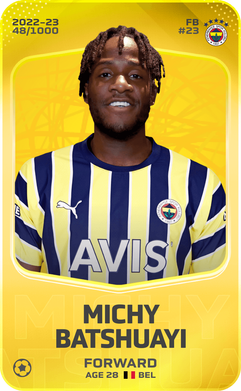 Michy Batshuayi 2022-23 • Limited 48/1000