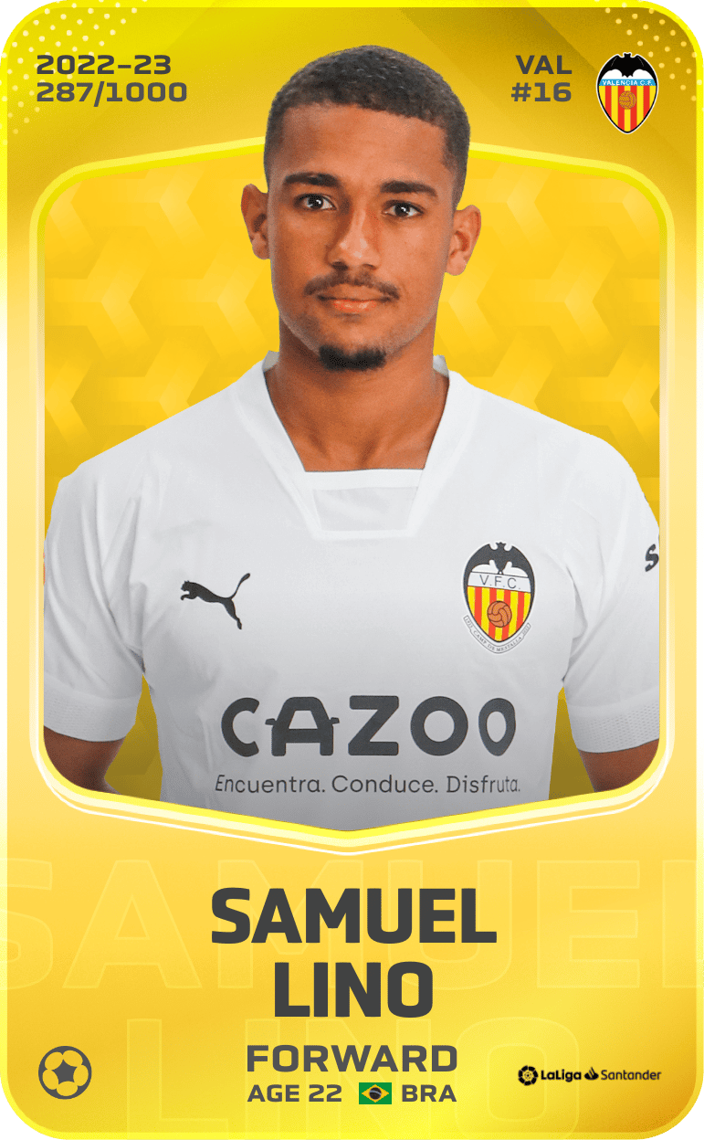 Samuel Lino 2022-23 • Limited 287/1000