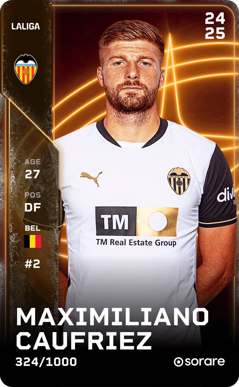 Maximiliano Caufriez 2024-25 • Limited 324/1000