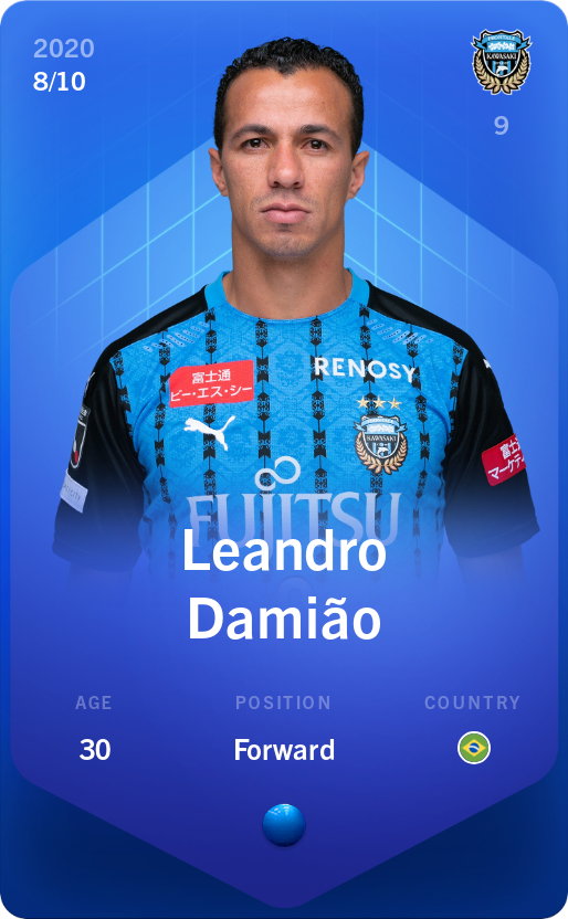 Sorare - Sorare Official - Leandro Damião 2020-21 • Super Rare 8/10 - NFT # 32294651251675283290660935069579991241279206084982707048233224853676972919486