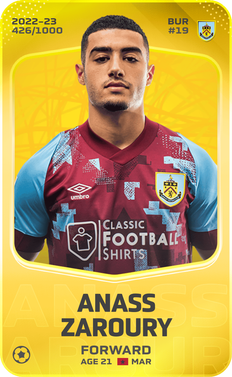 Anass Zaroury 2022-23 • Limited 426/1000