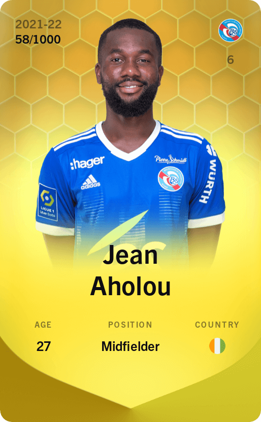 Jean Aholou 2021-22 • Limited 58/1000
