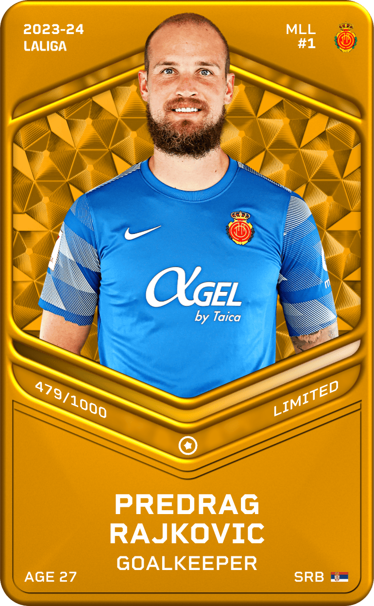 Predrag Rajkovic 2023-24 • Limited 479/1000