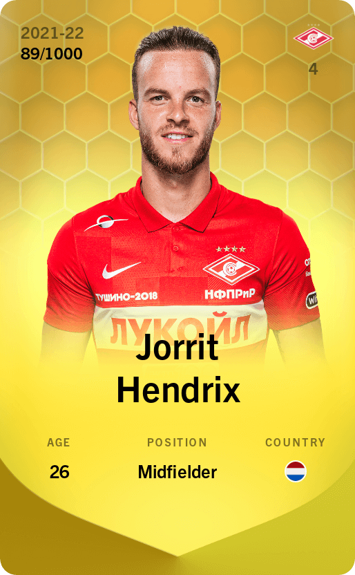 Jorrit Hendrix 2021-22 • Limited 89/1000