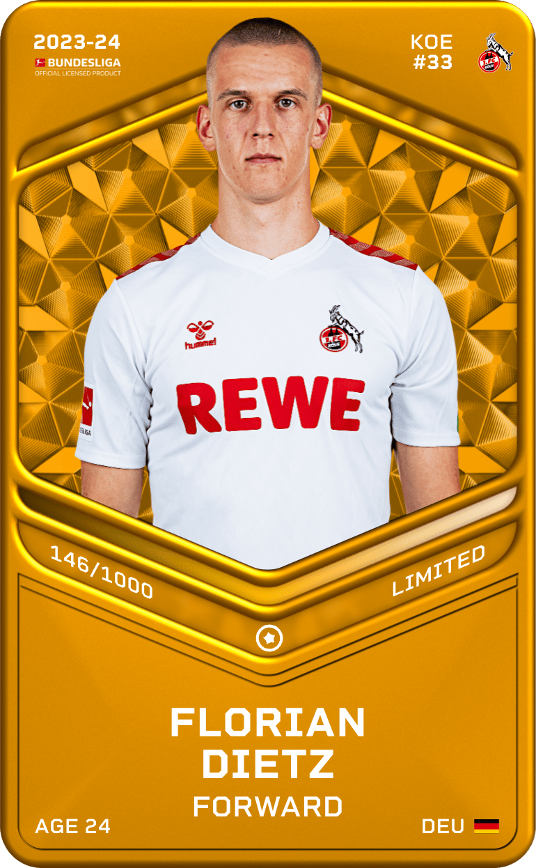 Florian Dietz 2023-24 • Limited 146/1000