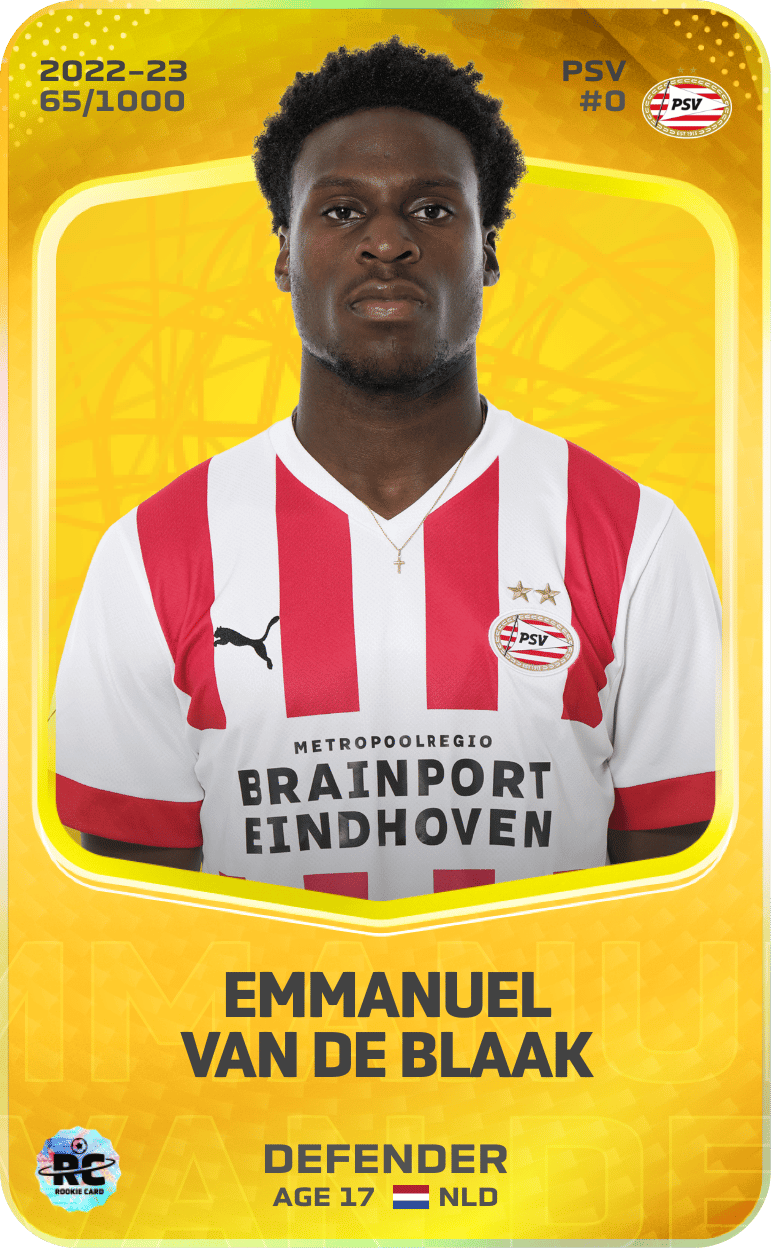 Emmanuel van de Blaak 2022-23 • Limited 65/1000