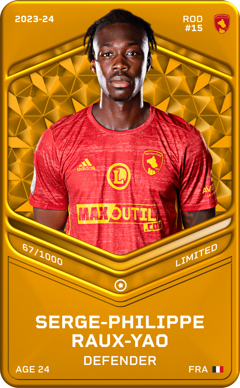 Serge-Philippe Raux-Yao 2023-24 • Limited 67/1000