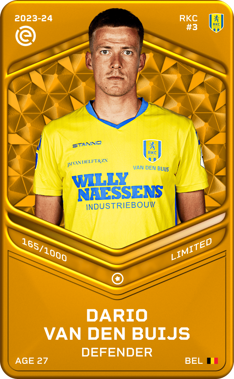 Dario Van den Buijs 2023-24 • Limited 165/1000