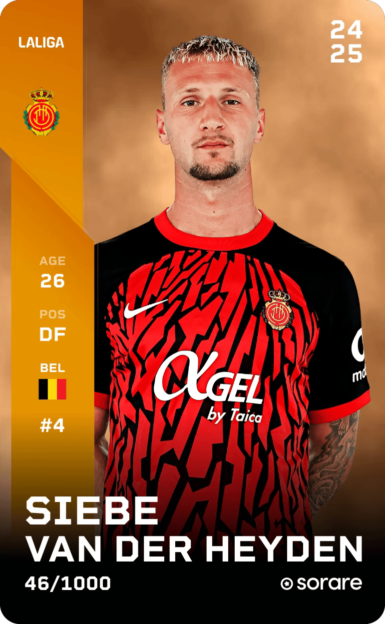 Siebe Van der Heyden 2024-25 • Limited 46/1000