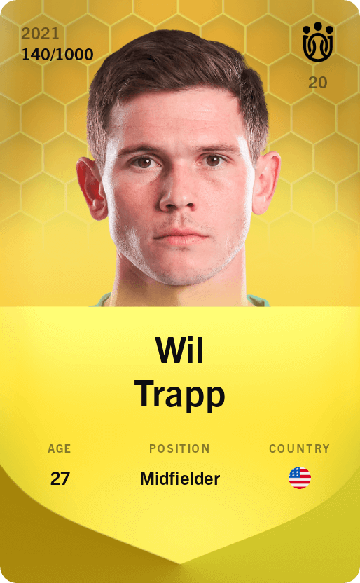 Wil Trapp 2021-22 • Limited 140/1000