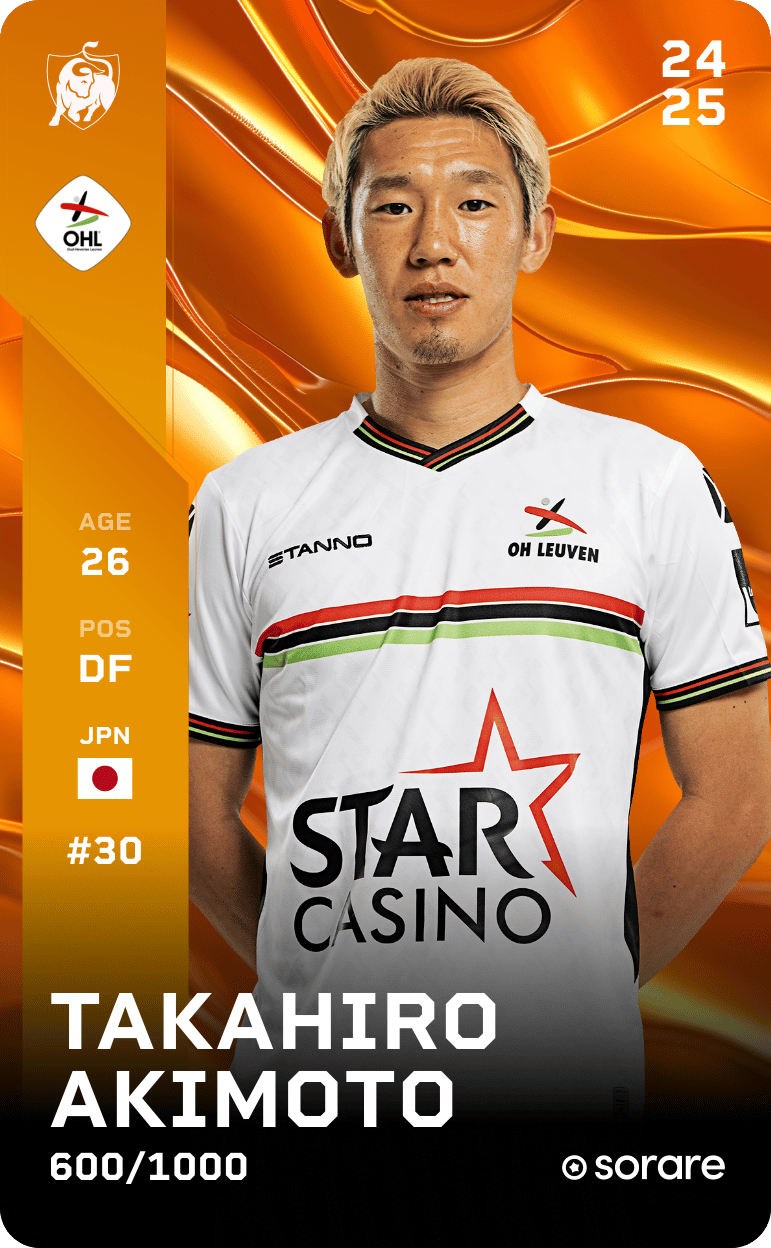 Takahiro Akimoto 2024-25 • Limited 600/1000