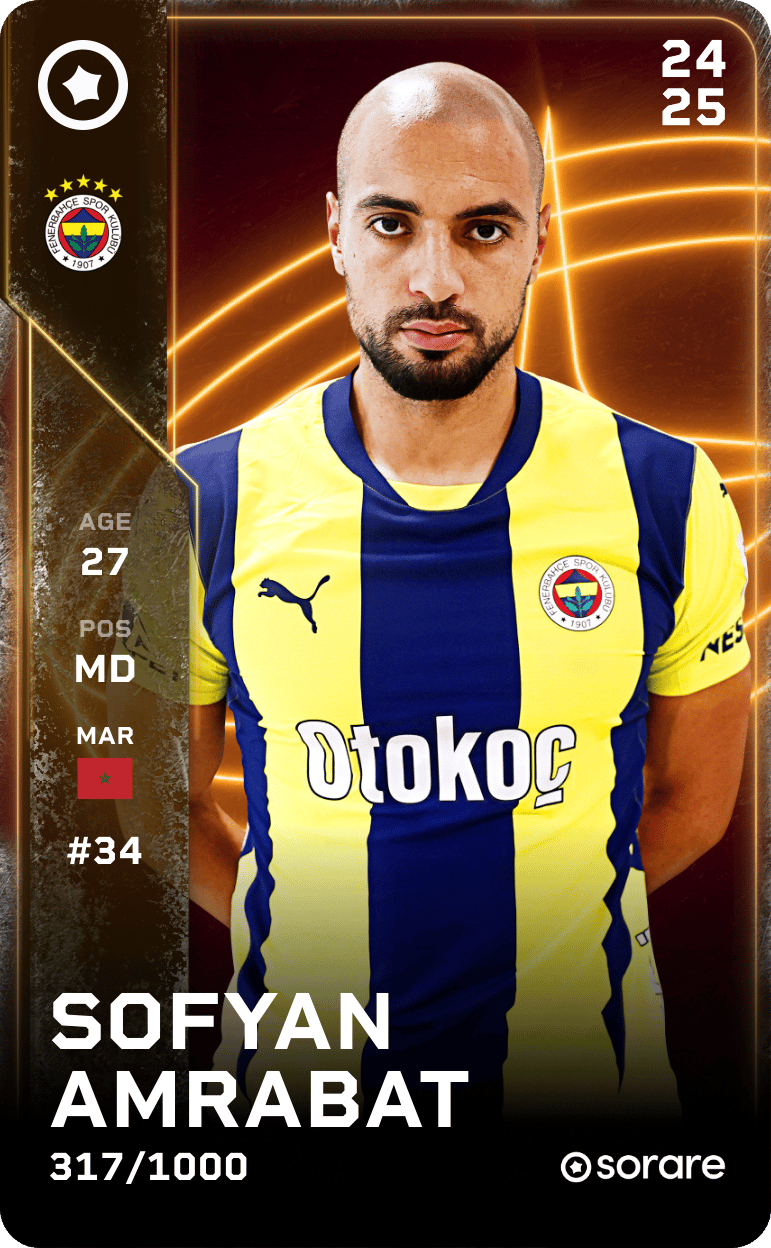 Sofyan Amrabat 2024-25 • Limited 317/1000