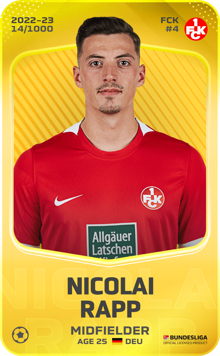 Nicolai Rapp 2022-23 • Limited 14/1000