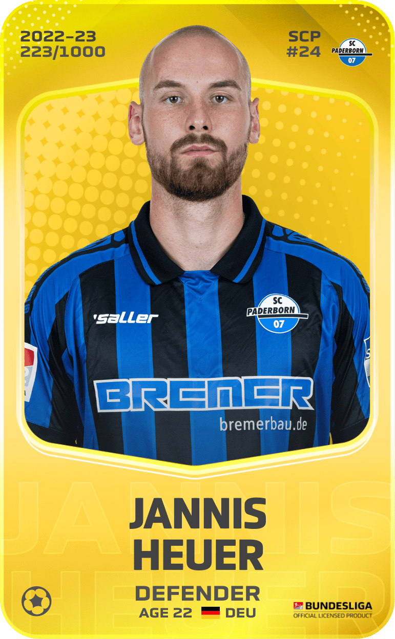 Jannis Heuer 2022-23 • Limited 223/1000