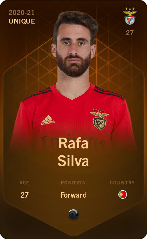 Sorare - Sorare Official - Rafa Silva 2020-21 • Unique - NFT # 103285968841157335279920314890366556114148137766218632436436915636251501469333