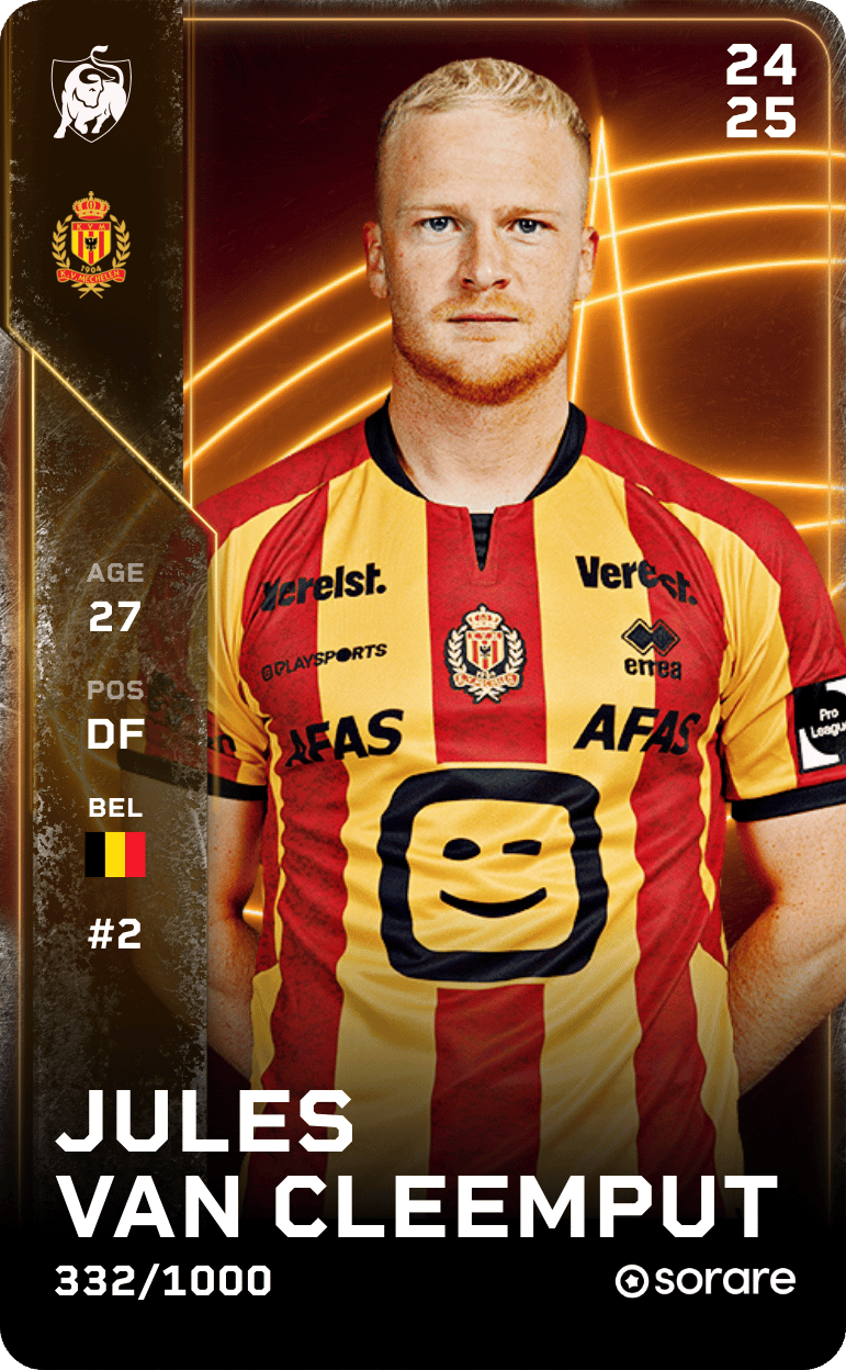 Jules Van Cleemput 2024-25 • Limited 332/1000