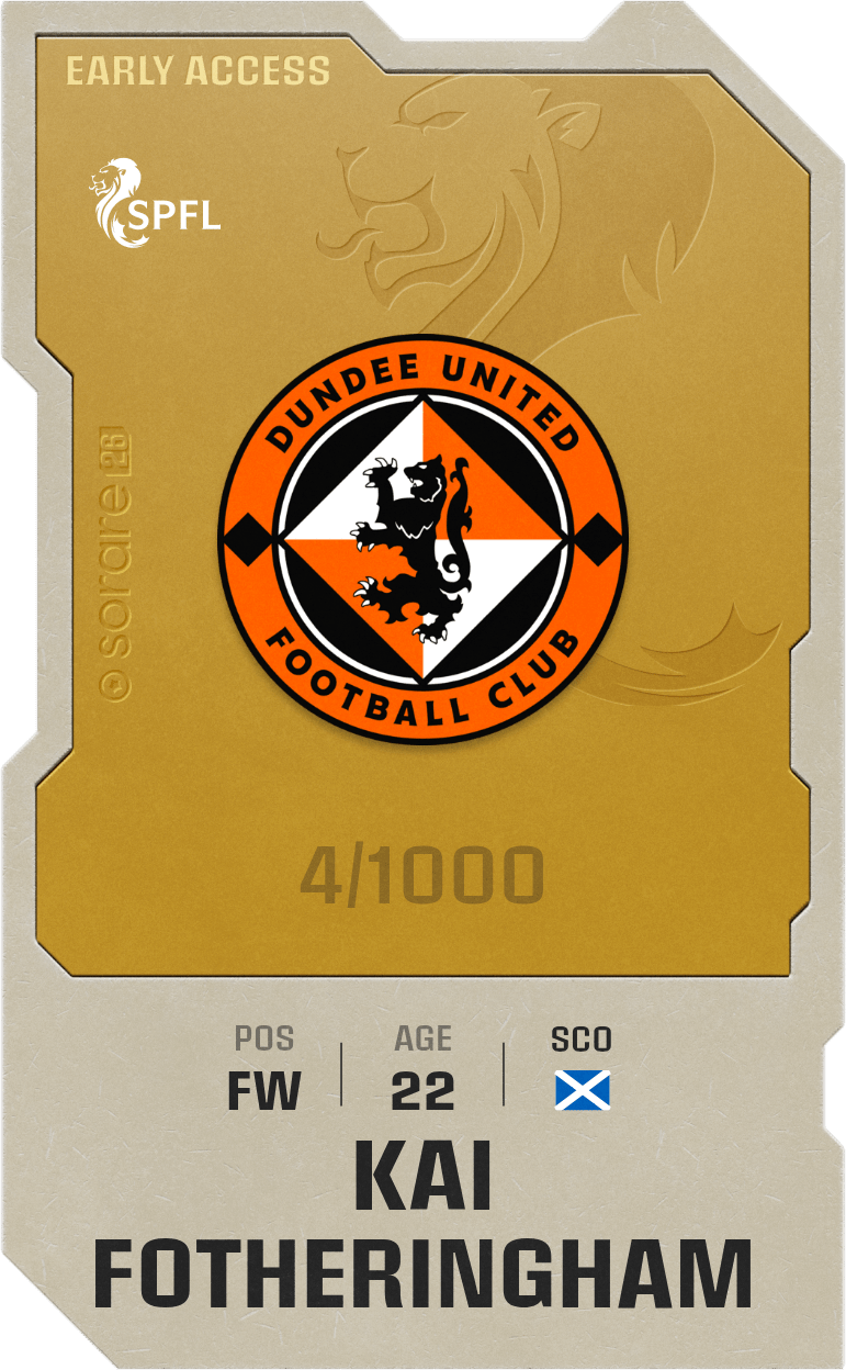 Kai Fotheringham 2025-26 • Limited 4/1000