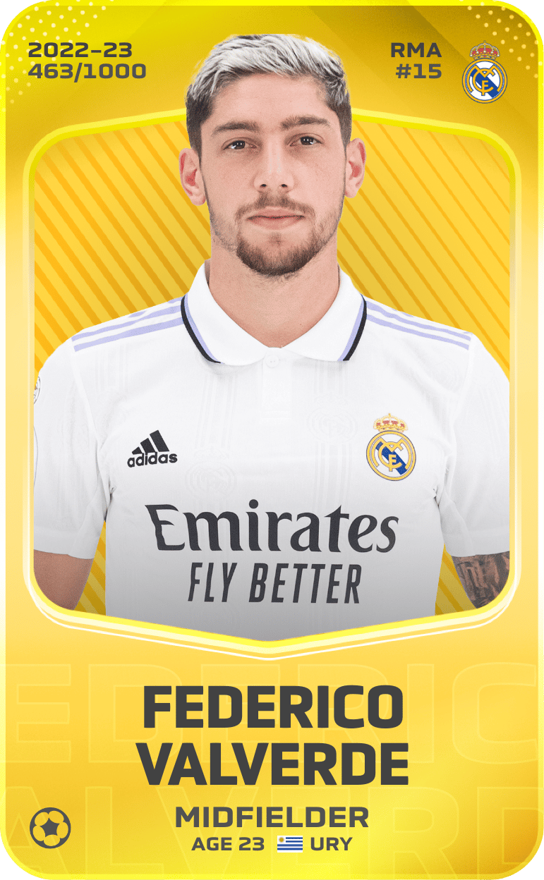 Federico Valverde 2022-23 • Limited 463/1000