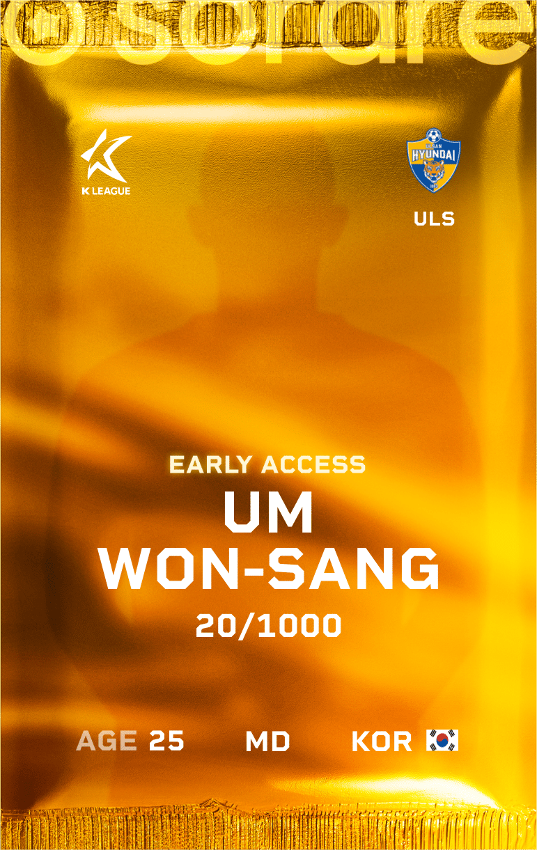 Um Won-Sang  2025-26 • Limited 20/1000